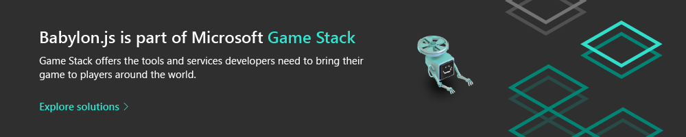 Babylon.js是Microsoft Game Stack的一部分。Game Stack提供给开发者有用的工具和服务，帮助他们把自己的游戏带给世界各地的玩家。 点击了解更多